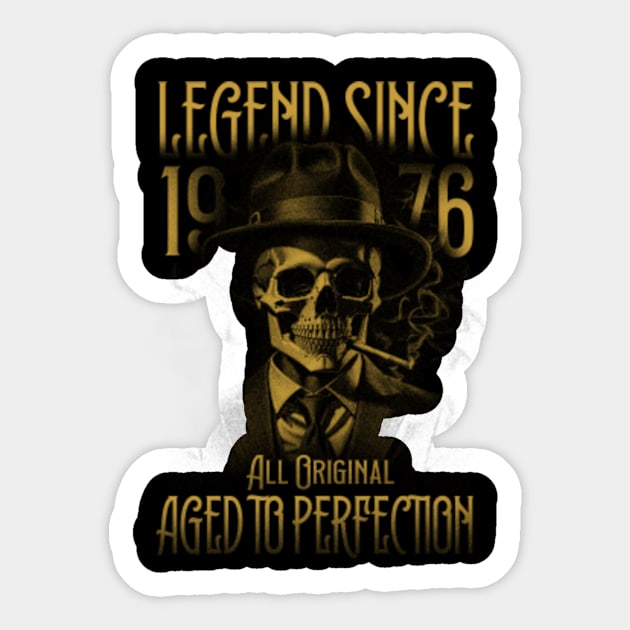 Legend Since 1976 Sticker by i.am.sarah